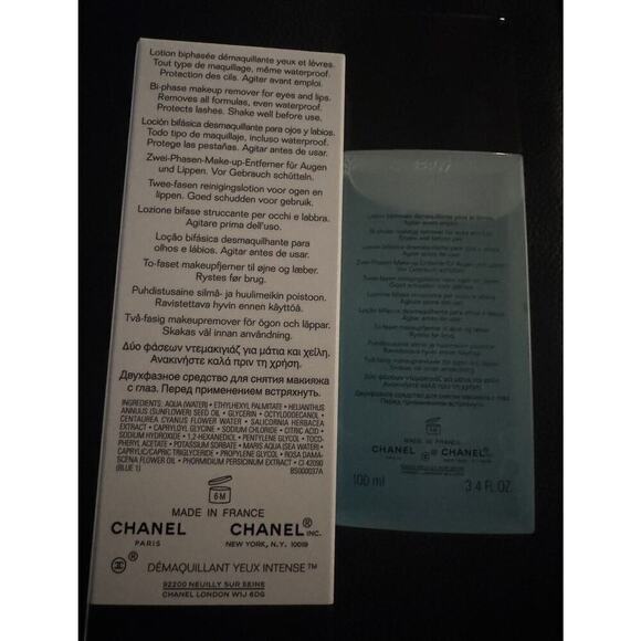 CHANEL Demaquillant Yeux Intense Gentle Bi-Phase Eye Makeup Remover 3.4oz - Picture 2 of 3
